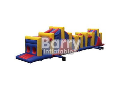 Giant 3 part obstacle course or custom inflatable course manufacturer BY-OC-050